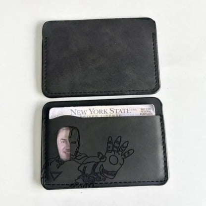 Heroic Leather Wallet with Custom Mask™