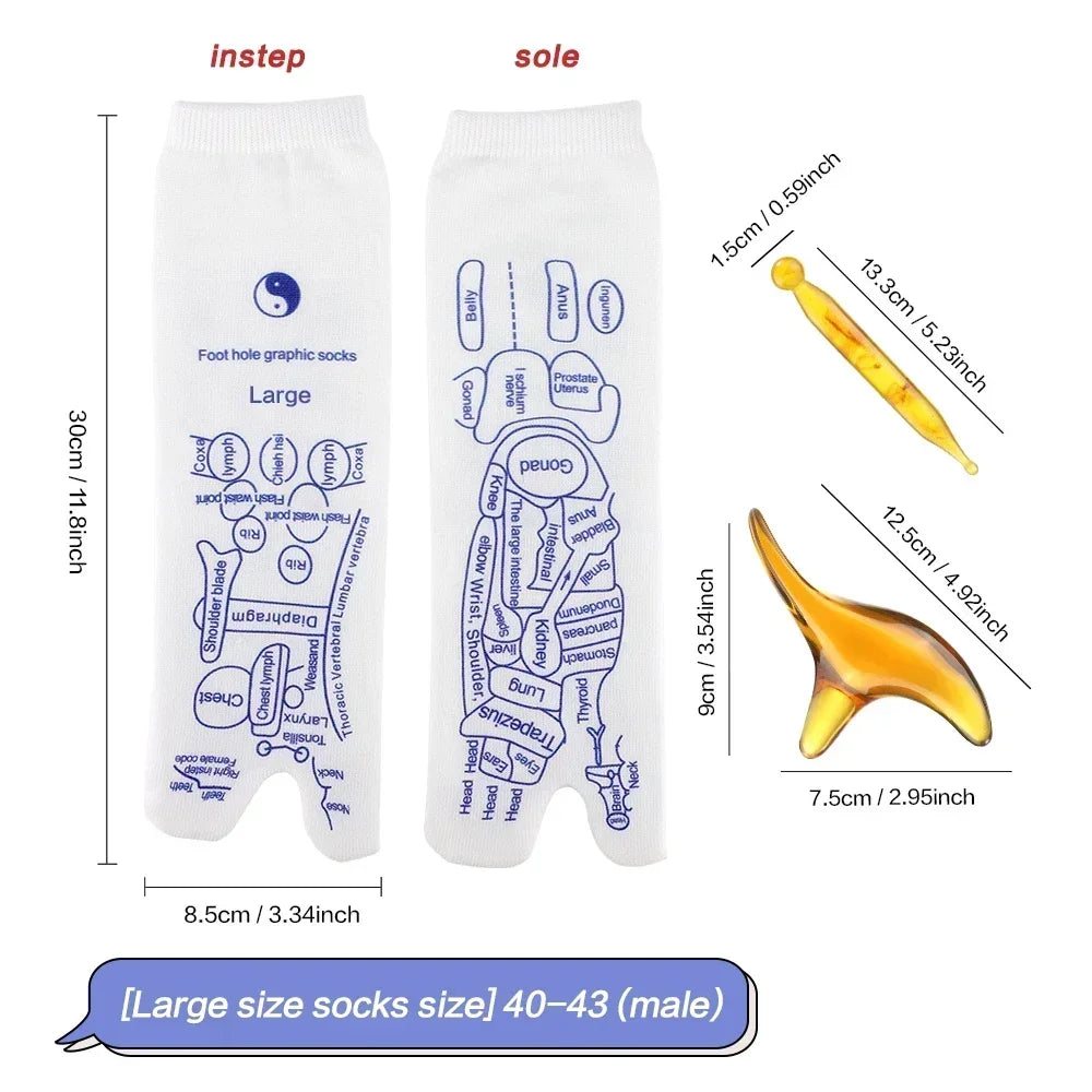 Reflexology Foot Massage Socks™