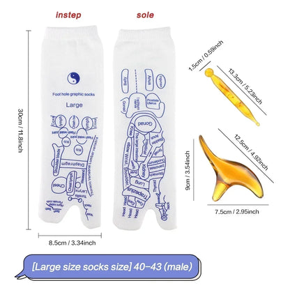 Reflexology Foot Massage Socks™