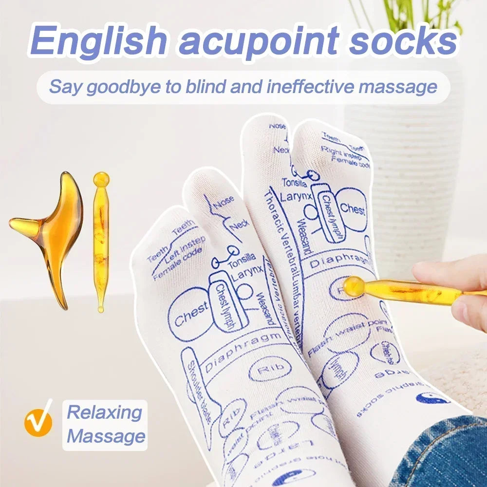 Reflexology Foot Massage Socks™